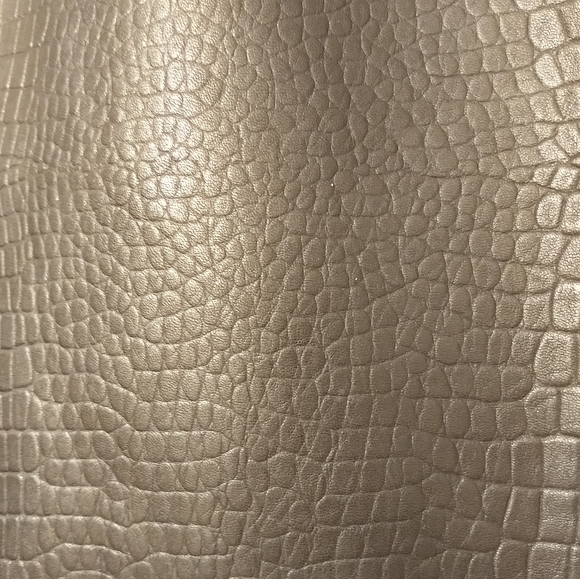 Anne Klein genuine brown leather skirt 10 P - Picture 3 of 4